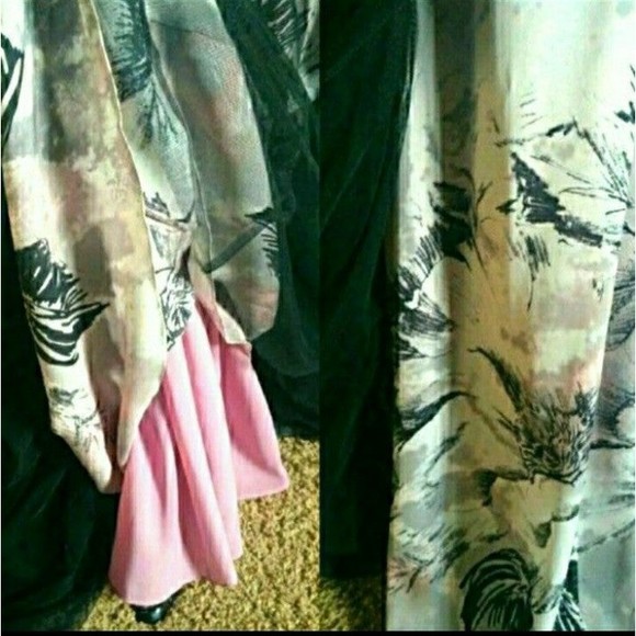 NWT BCBGMAXAZRIA DRESS TULLE GOWN ILLUSION LACE V-NECK SIZE 2 WOMENS 2 NWT - Picture 6 of 12